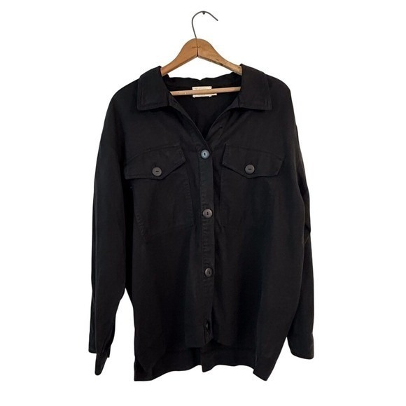 Nation‎ LTD Delaney Black Button Down Shirt - Size large - Picture 1 of 7